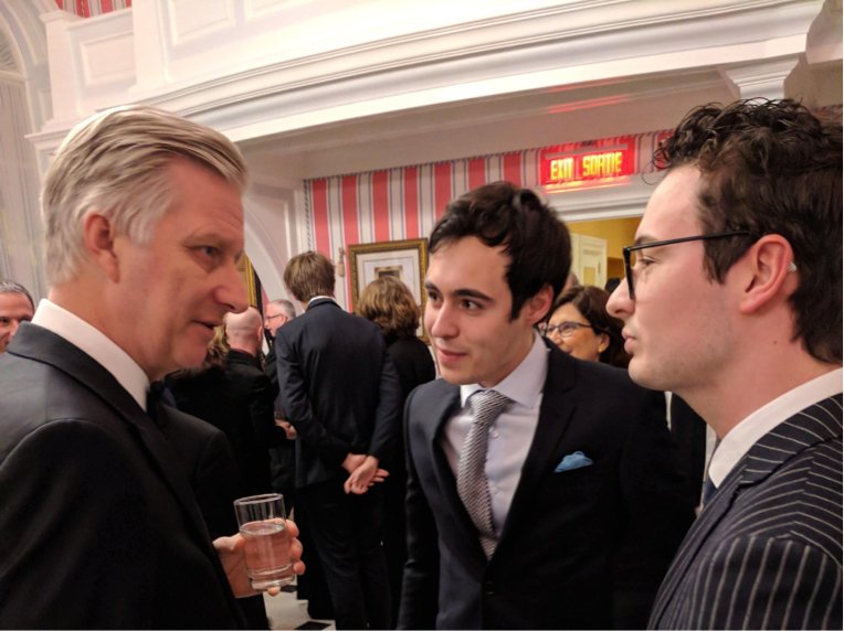 Café Liégeois and its meeting with King Philippe and Queen Mathilde of Belgium - Café Liégeois Canada Inc.