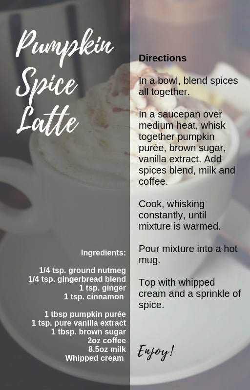 Pumpkin Spice Latte Recipe - Café Liégeois Canada Inc.