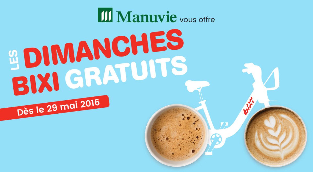 The first free BIXI Sunday with Café Liégeois ! - Café Liégeois Canada Inc.