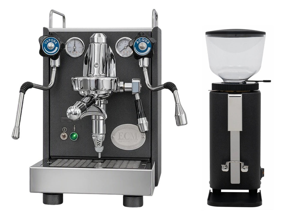 ECM Mechanika Slim PID & ECM C-Manuale 54 Espresso Grinder (Bundle)