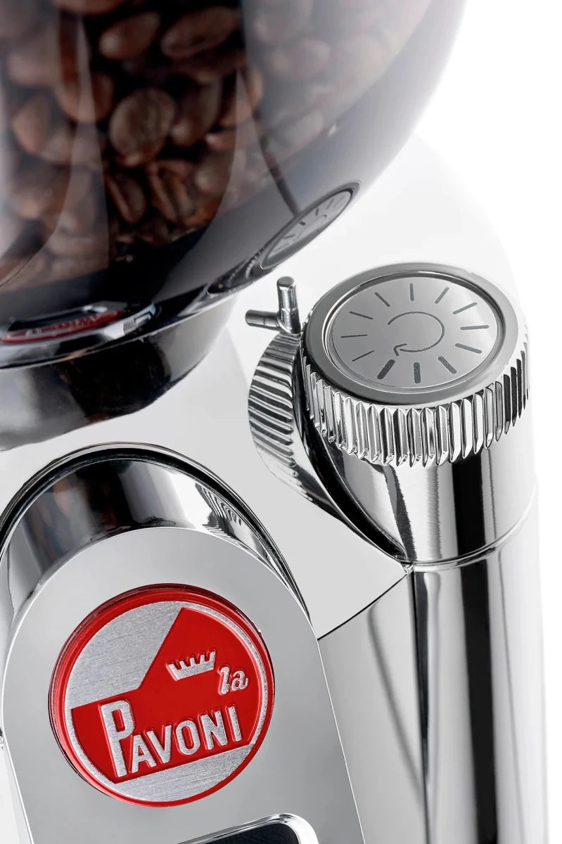 La Pavoni Cilindro Coffee Grinder – Stainless Steel - Café Liégeois Canada Inc.
