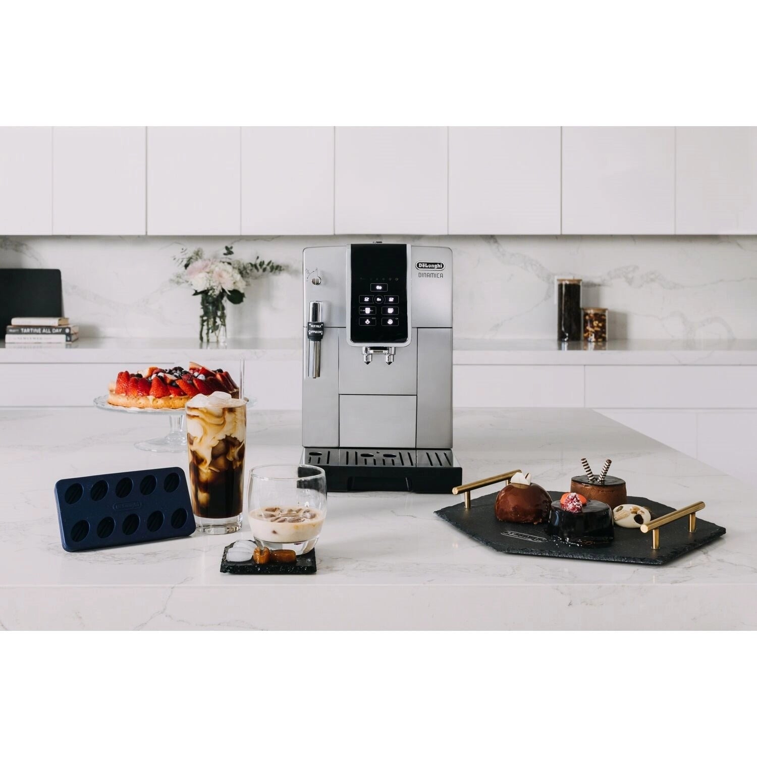 Delonghi - Dinamica Café Glacé + Mousseur à lait réglable (ECAM35025SB)
