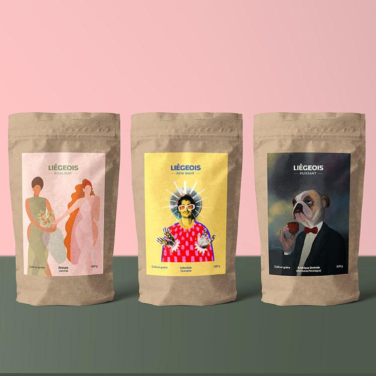 3 Bag Tasting Pack - Fruity/Balanced/Strong - 3 x 500g - Local coffee beans - Café Liégeois