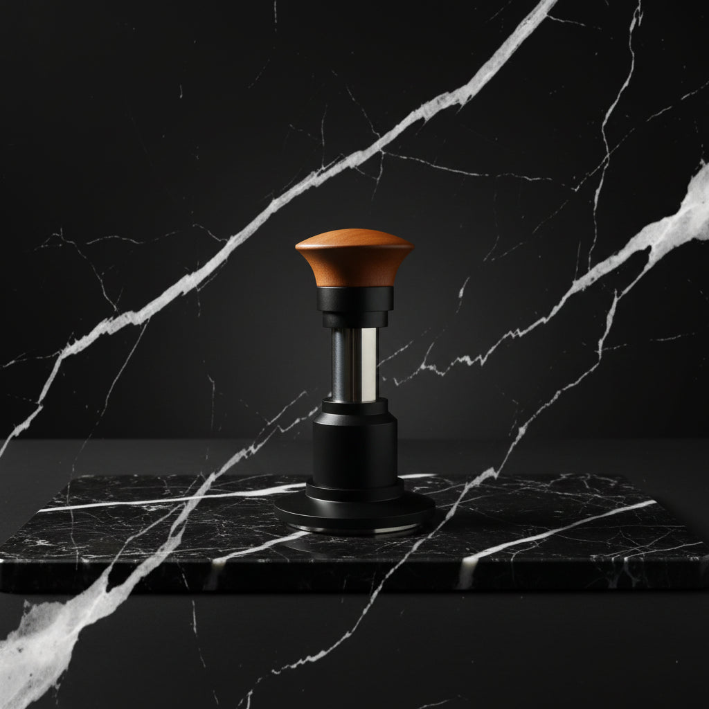 58mm Spring-Loaded Espresso Tamper – Consistent Pressure Barista Tool - Café Liégeois Canada Inc.