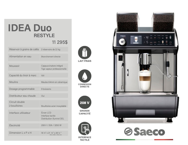 Saeco - Idea Duo Restyle