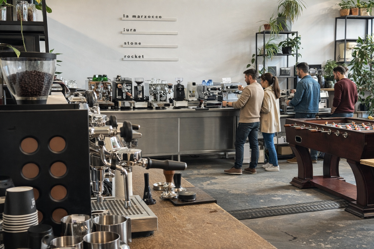 Café Liégeois showroom in Montreal