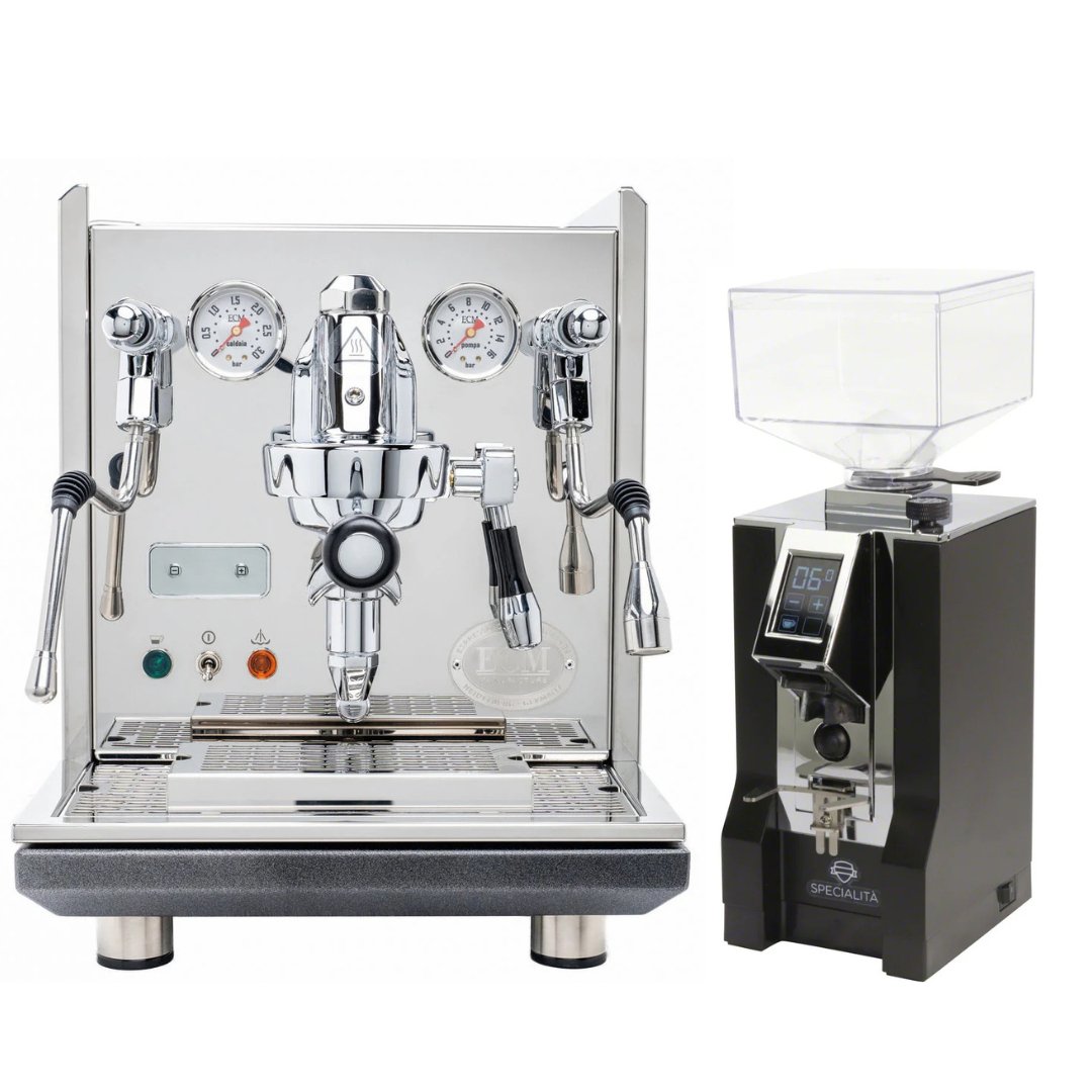 ECM - Synchronika Dual Boiler/PID - Eureka - Mignon Specialita (Bundle) - Café Liégeois