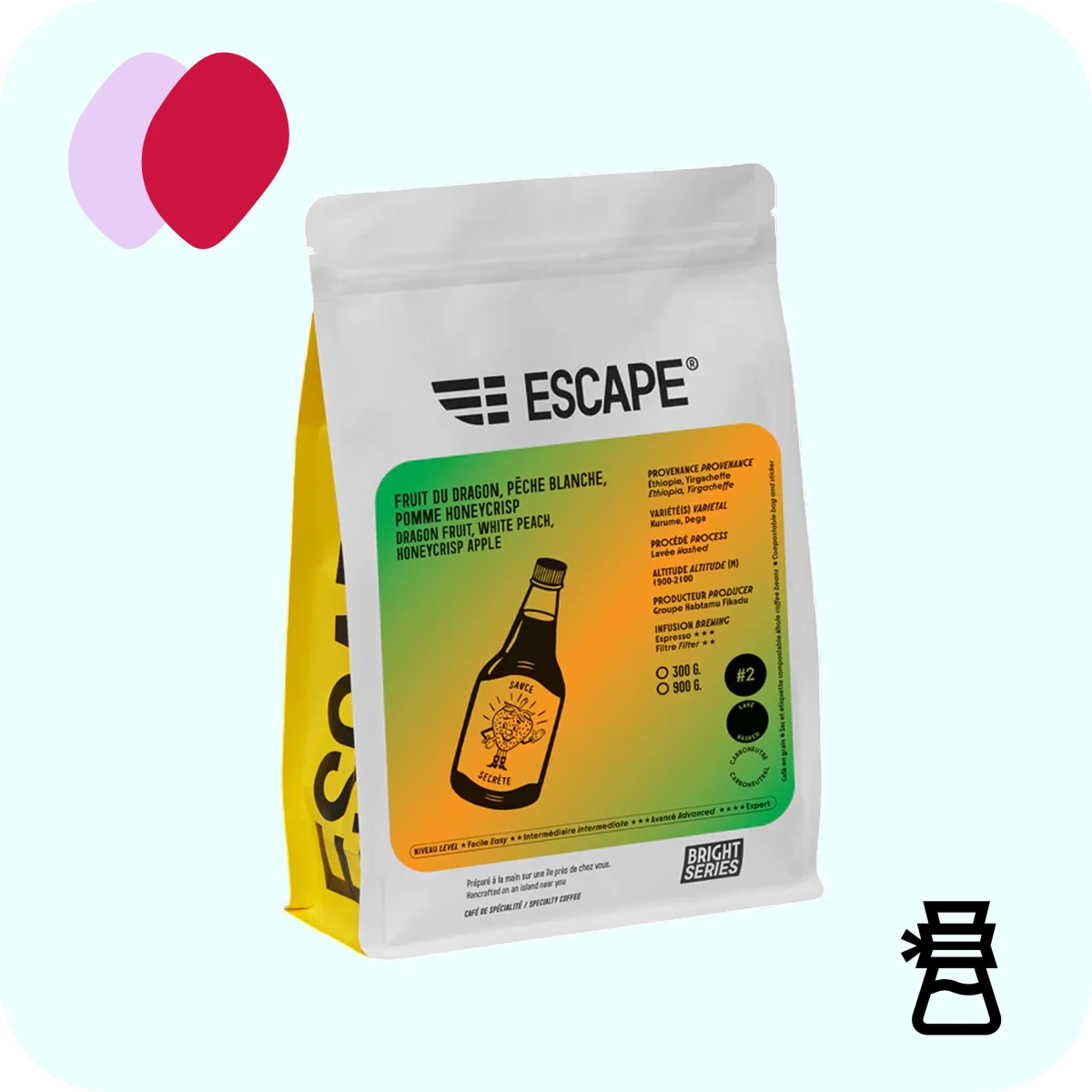 Escape - Secret Washed Sauce 2 - Café Liégeois Canada Inc.