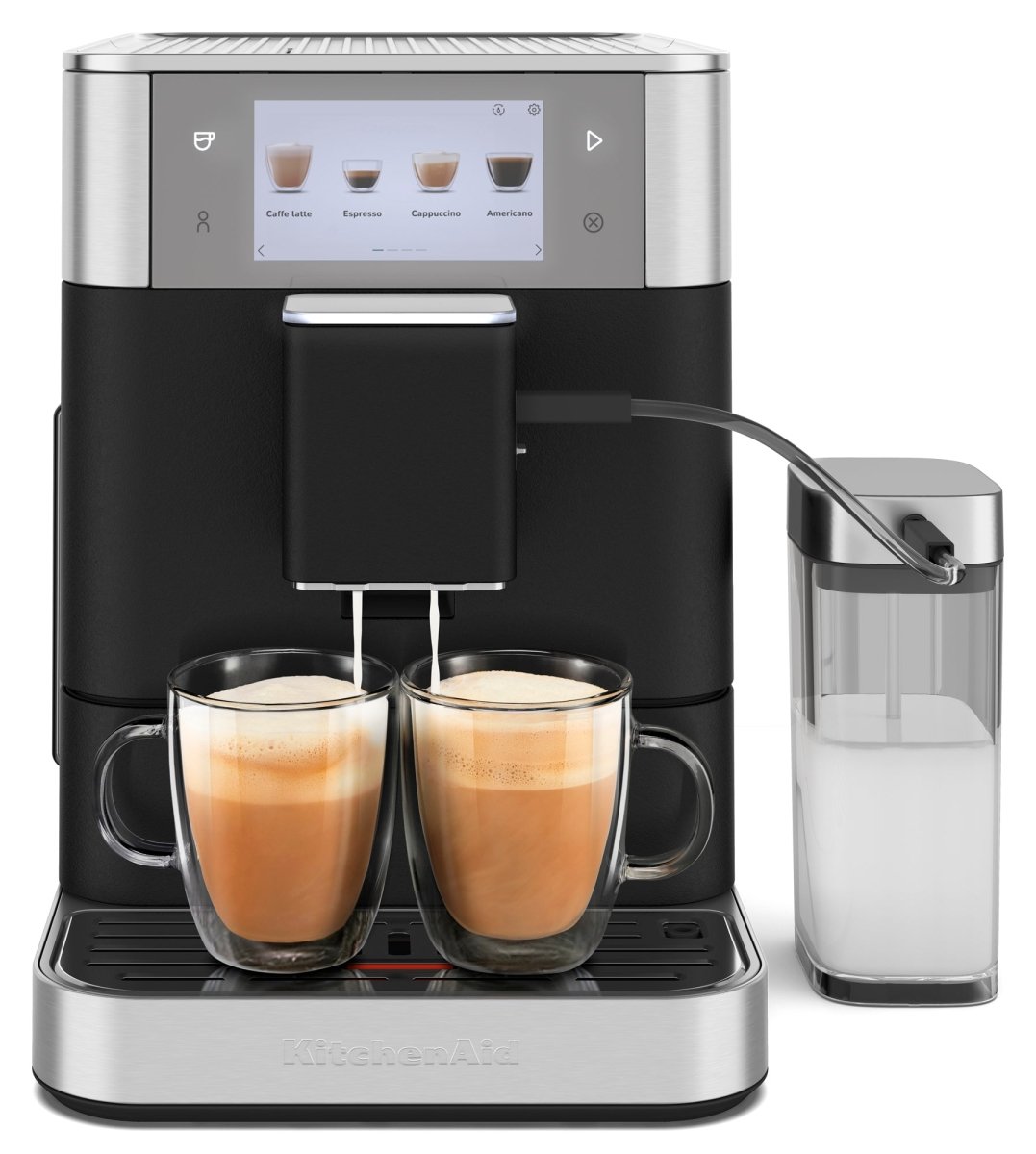 KitchenAid - Fully Automatic Espresso Machine w/ Milk Container - KF8 - Café Liégeois