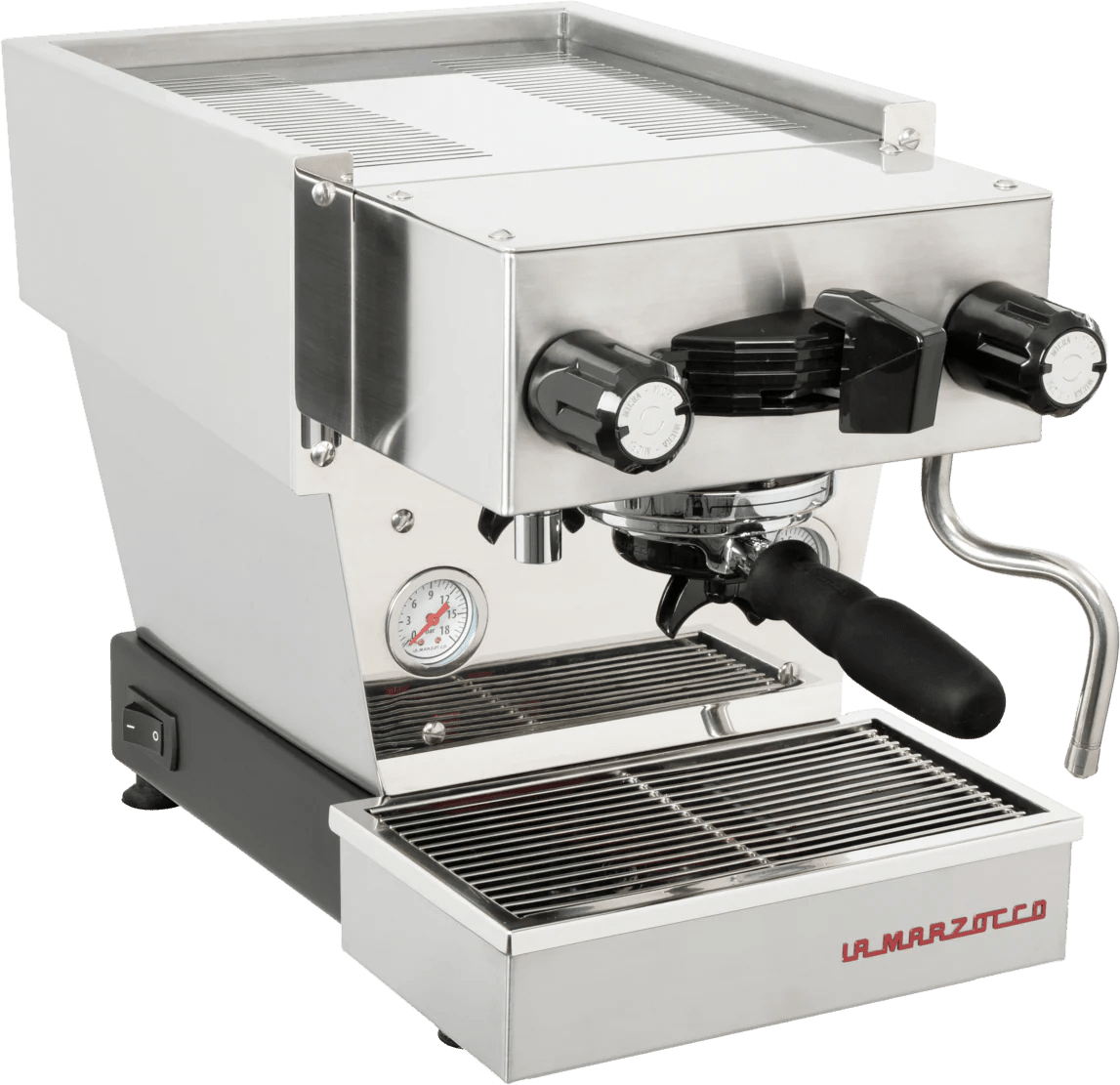 La Marzocco - Linea Micra (Brushed Stainless Steel) - Café Liégeois Canada Inc.