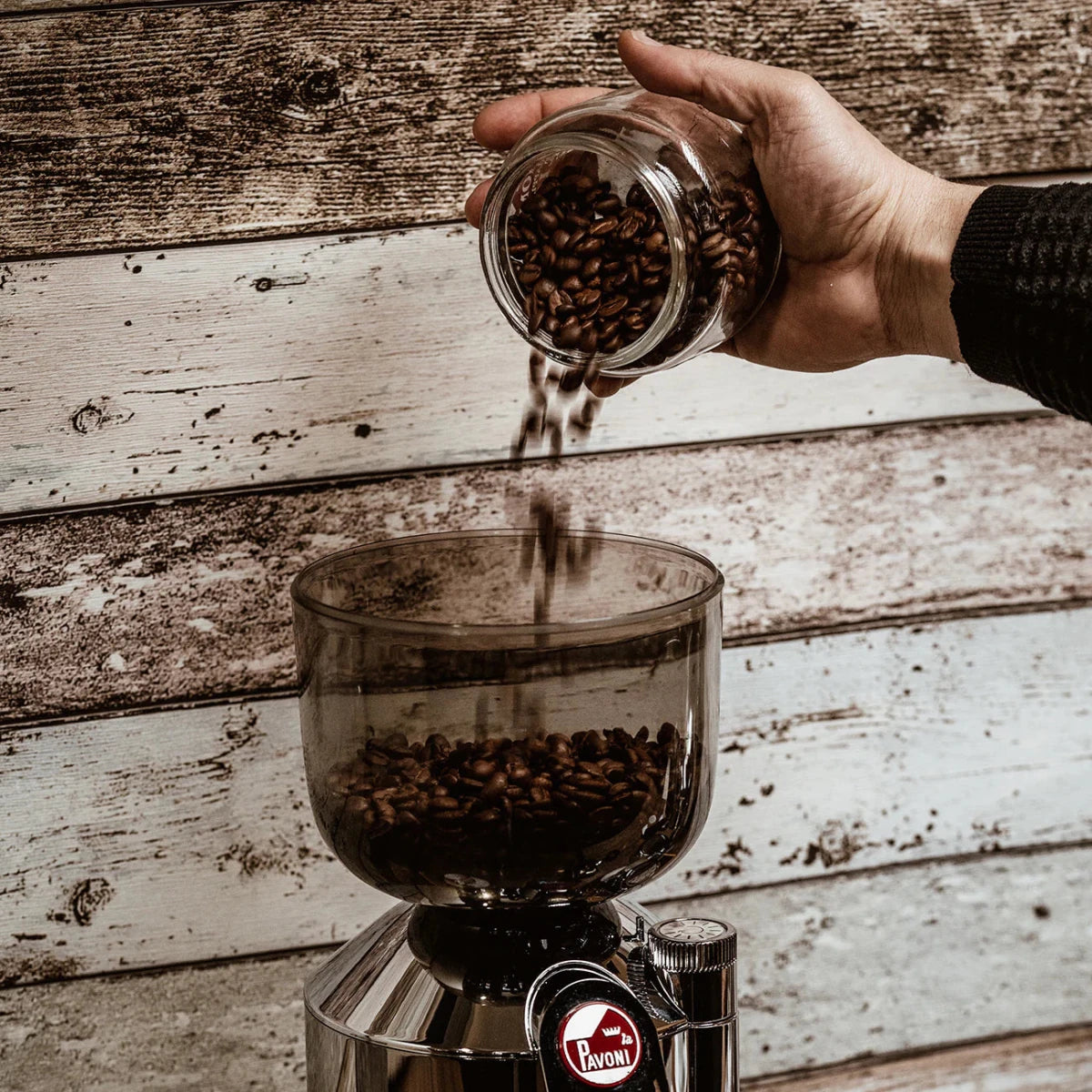 La Pavoni Cilindro Coffee Grinder – Stainless Steel - Café Liégeois Canada Inc.