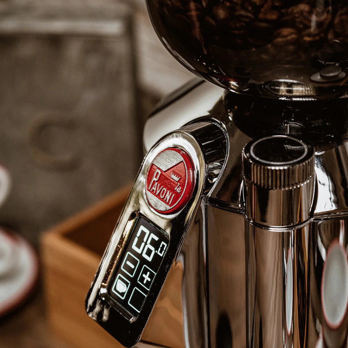 La Pavoni Cilindro Coffee Grinder – Stainless Steel - Café Liégeois Canada Inc.