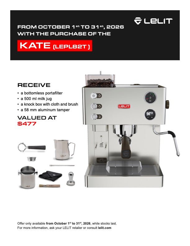 Lelit - Kate (LEPL82T) - Café Liégeois Canada Inc.