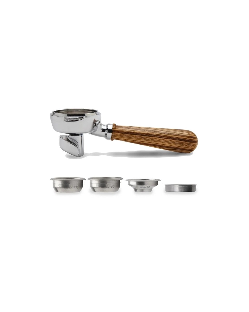 Lelit - Portafilter 58mm Double - Spout (Zebra Wood) - Café Liégeois