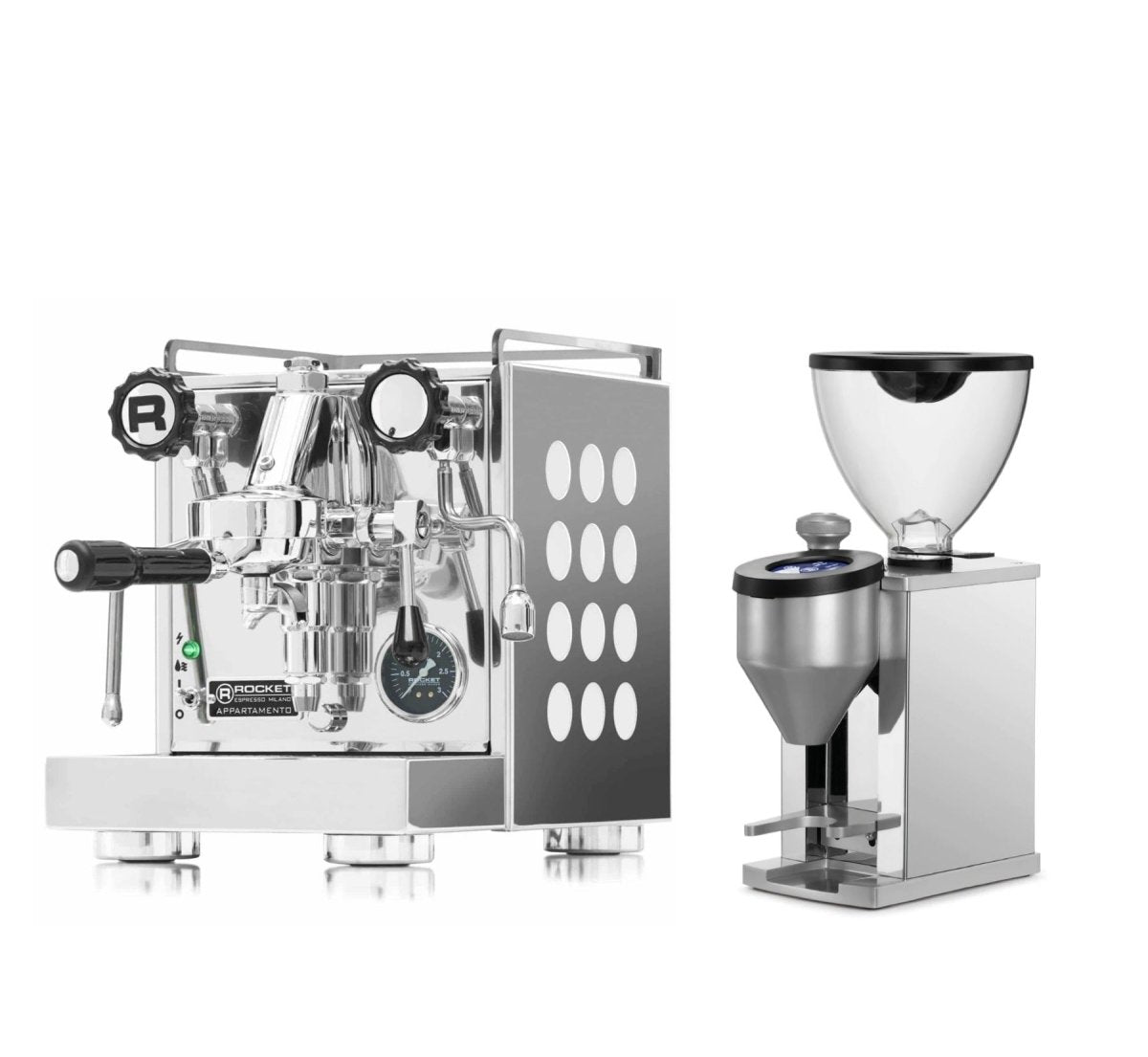 Rocket Appartamento And Faustino Grinder (Bundle) - Café Liégeois