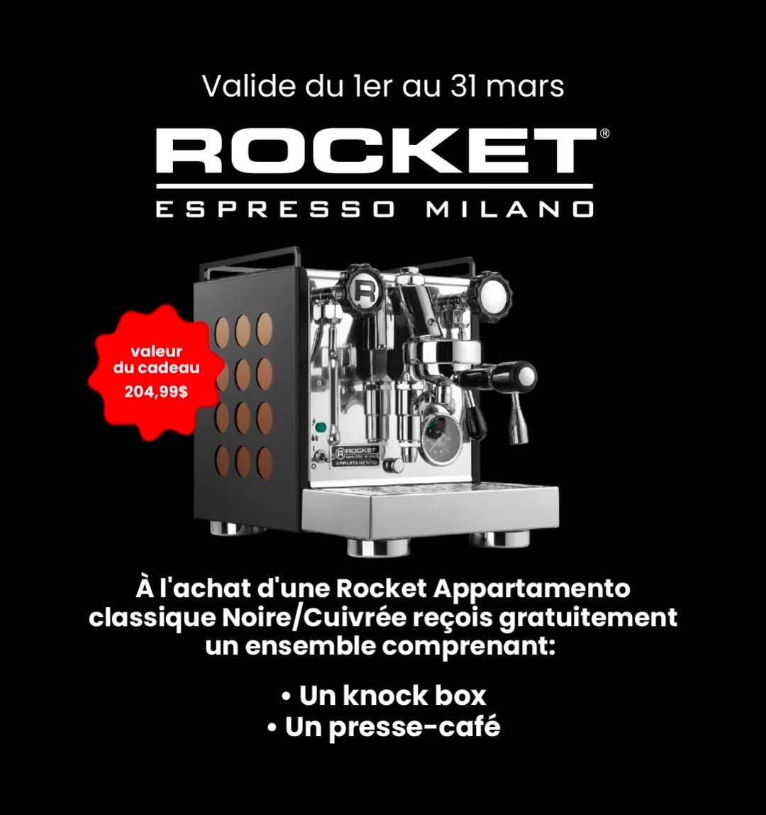 Rocket - Appartamento Black - Copper - Café Liégeois Canada Inc.