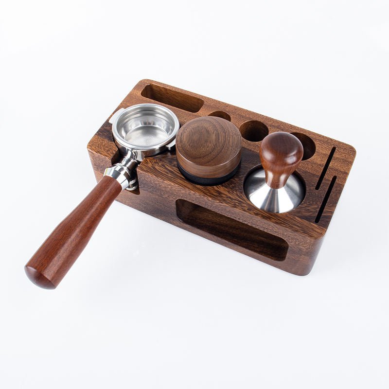 Wood Tamping stand - Café Liégeois Canada Inc.